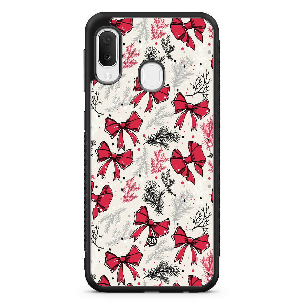 Samsung Galaxy A20e Case - Christmas Bows