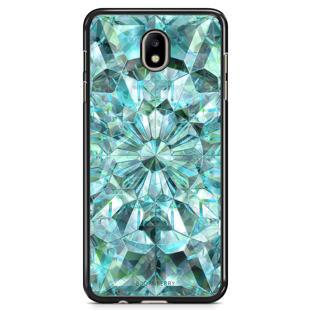 Samsung Galaxy J7 (2017) Case - Green Crystals