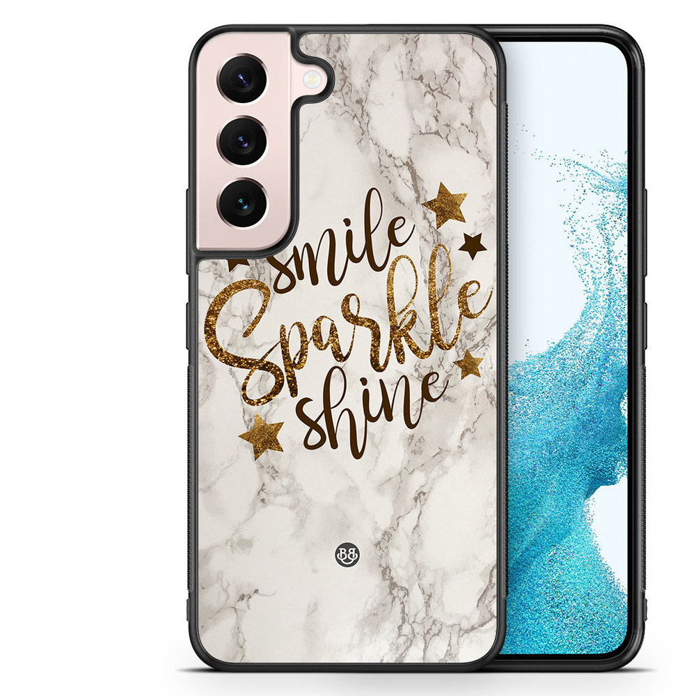Samsung Galaxy S22 5G Case - Smile,Sparkle,Shine