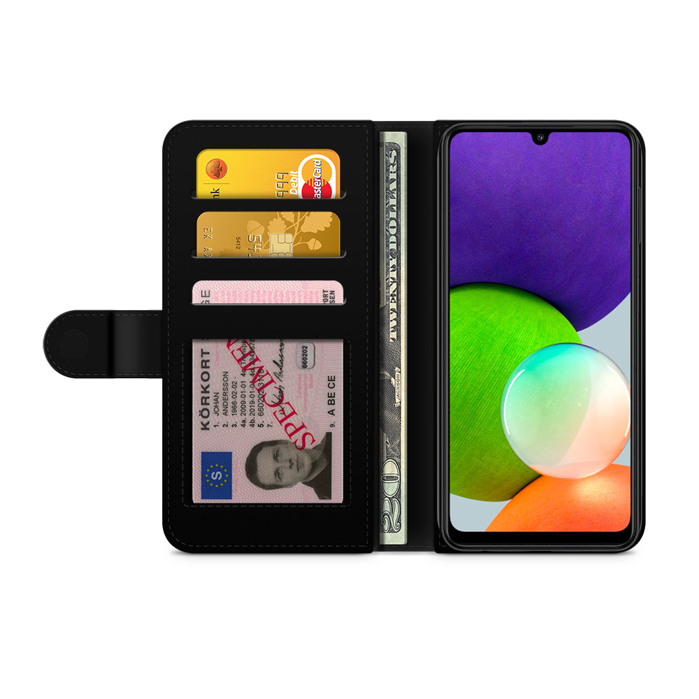 Samsung Galaxy A22 5G Wallet Case - Raspberry - 2