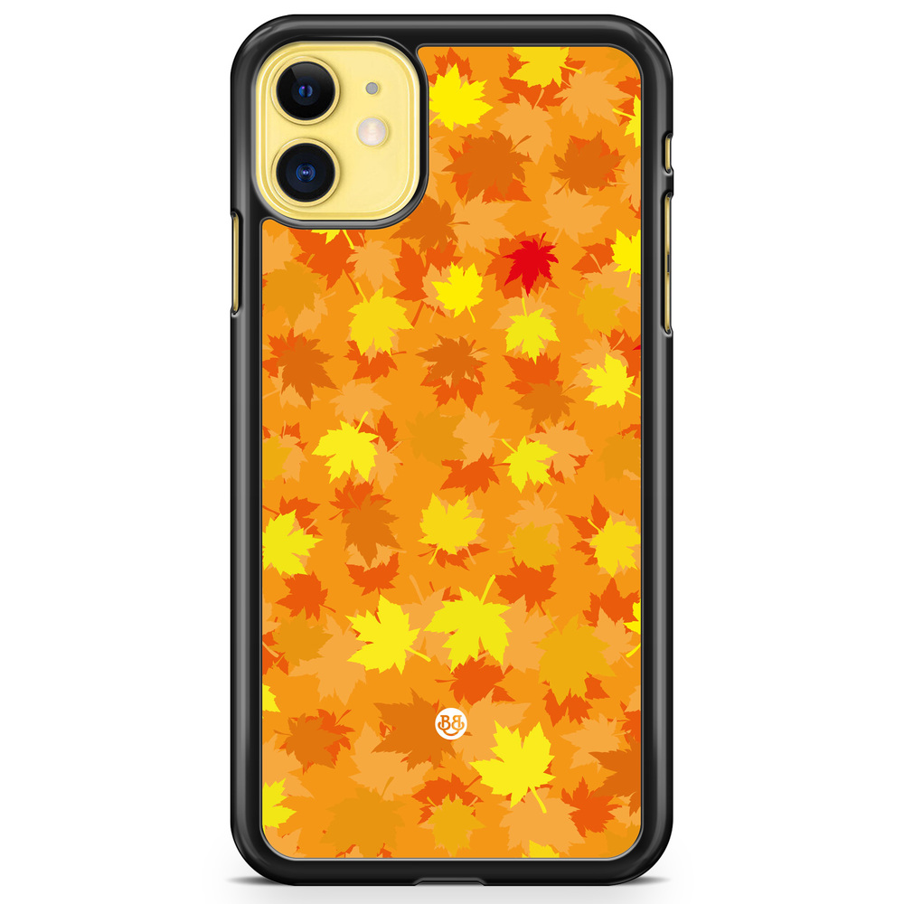 iPhone 11 Case - Orange leaves