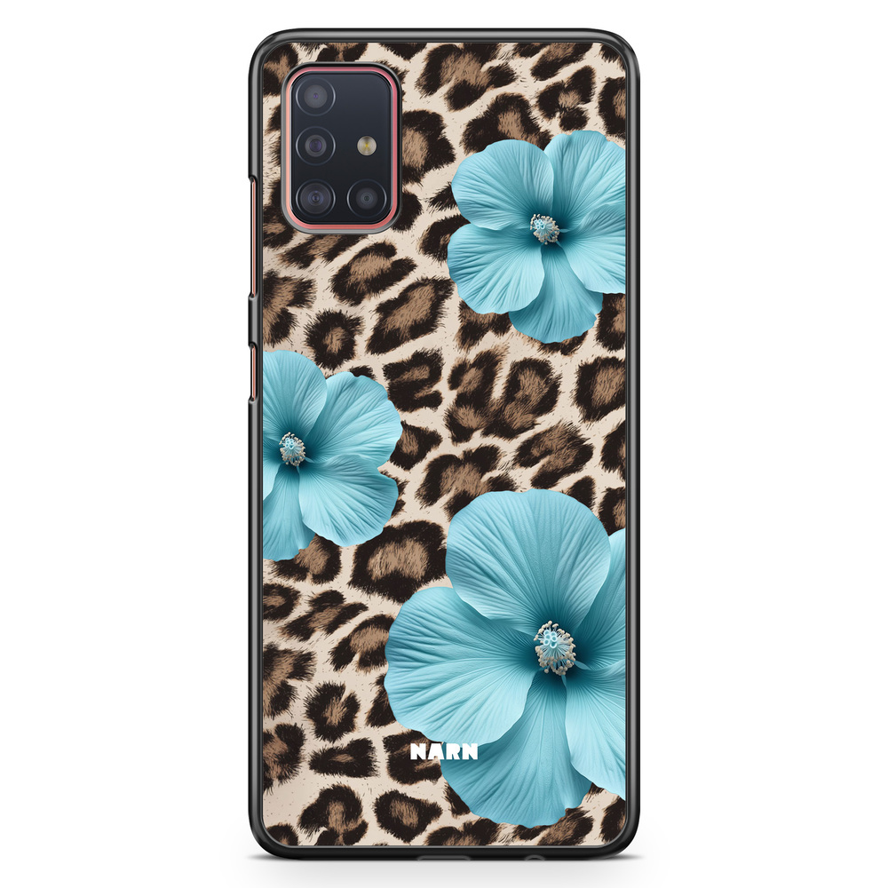 Samsung Galaxy A51 Case - Hibiscus Era - Turquoise Leopard