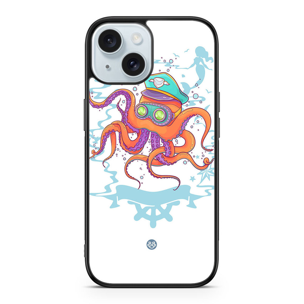 iPhone 15 Case - Captain Octopus