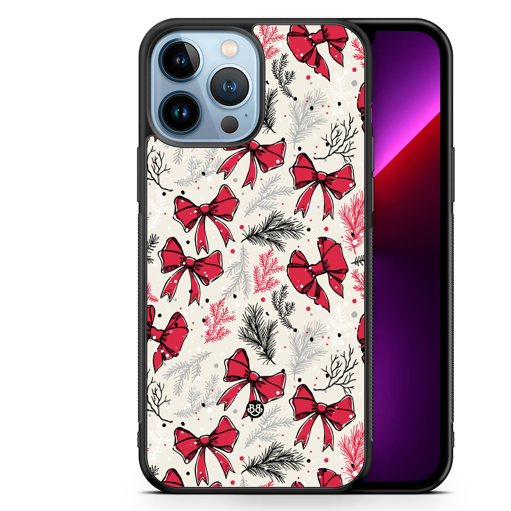 iPhone 13 Pro Max Case - Christmas Bows