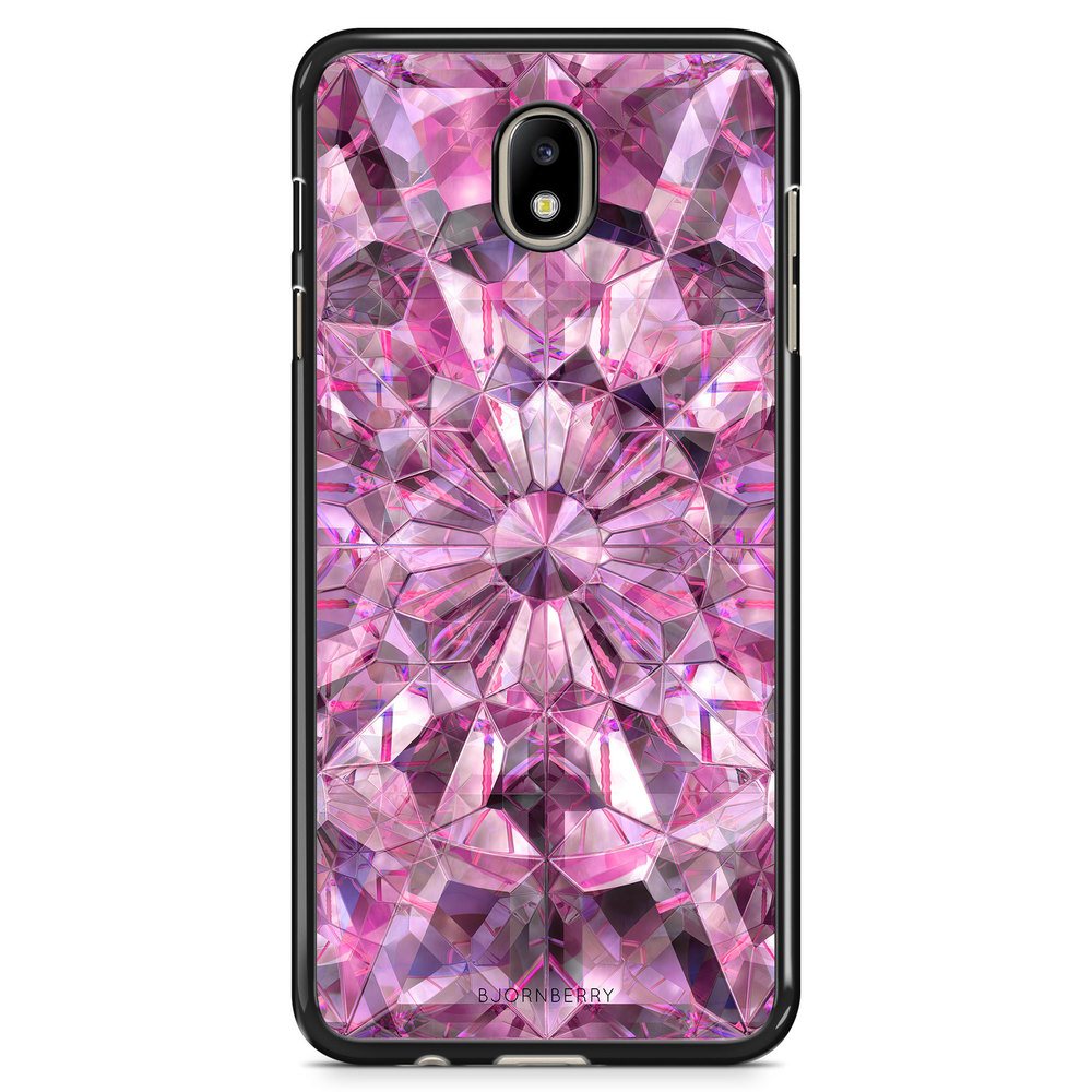 Samsung Galaxy J7 (2017) Case - Pink Crystals