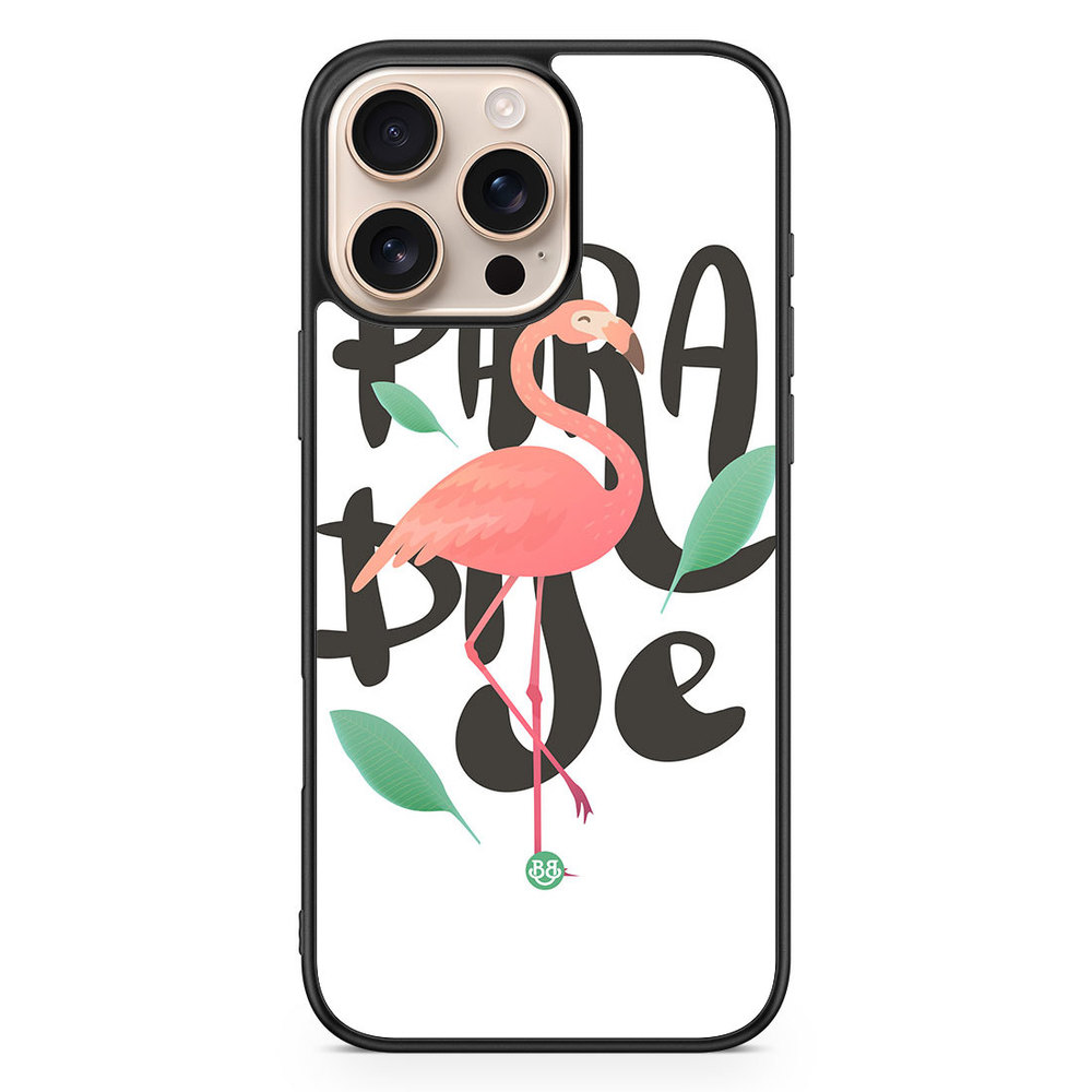 iPhone 16 Pro Max Case - Paradise Flamingo