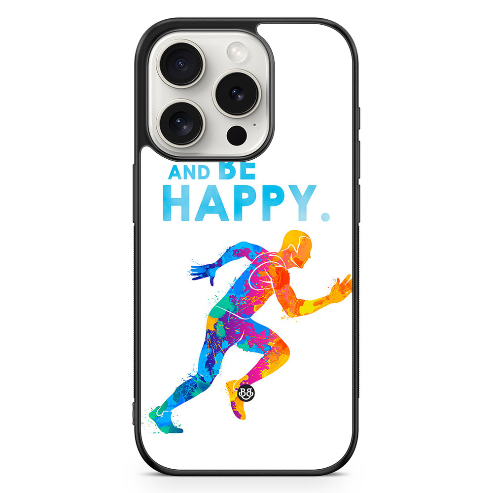 iPhone 15 Pro Case - Run and be happy