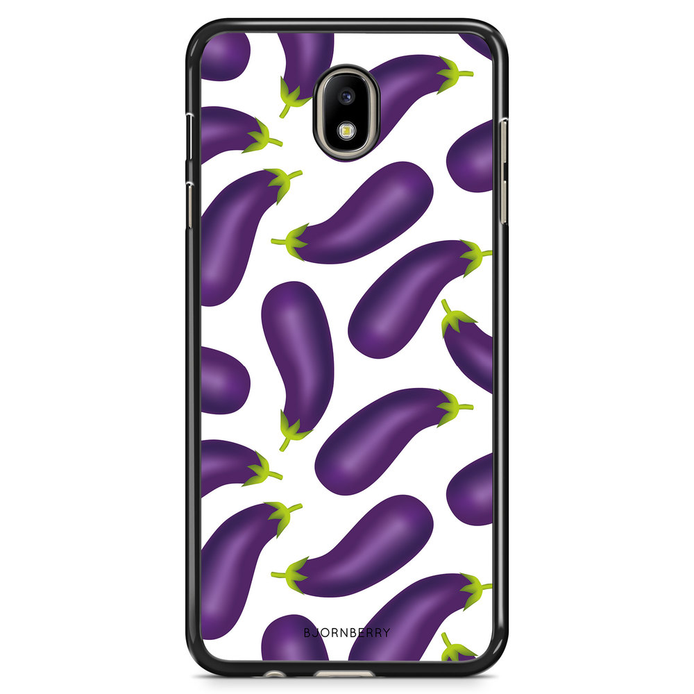 Samsung Galaxy J7 (2017) Case - Eggplant Pattern