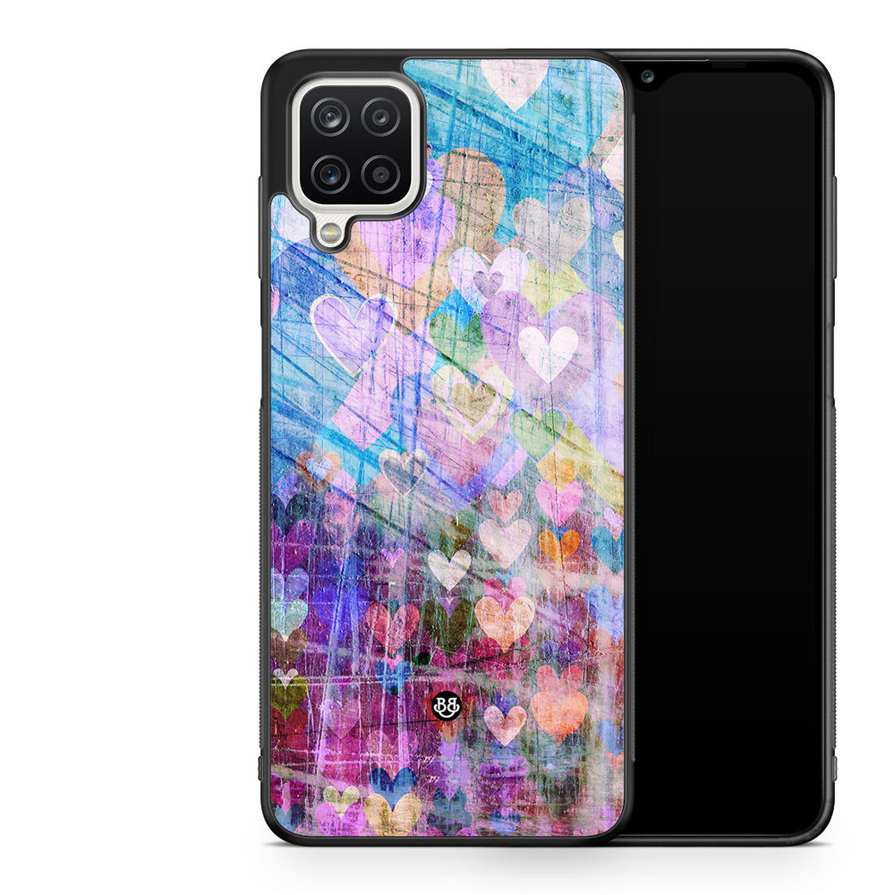 Samsung Galaxy A12 Case - Hearts