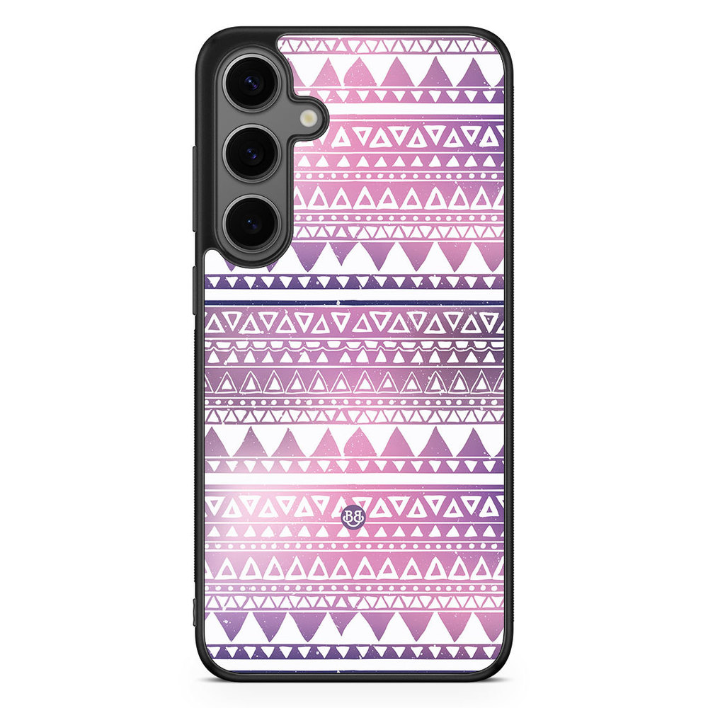 Samsung Galaxy S24 Plus Case - Purple Aztec