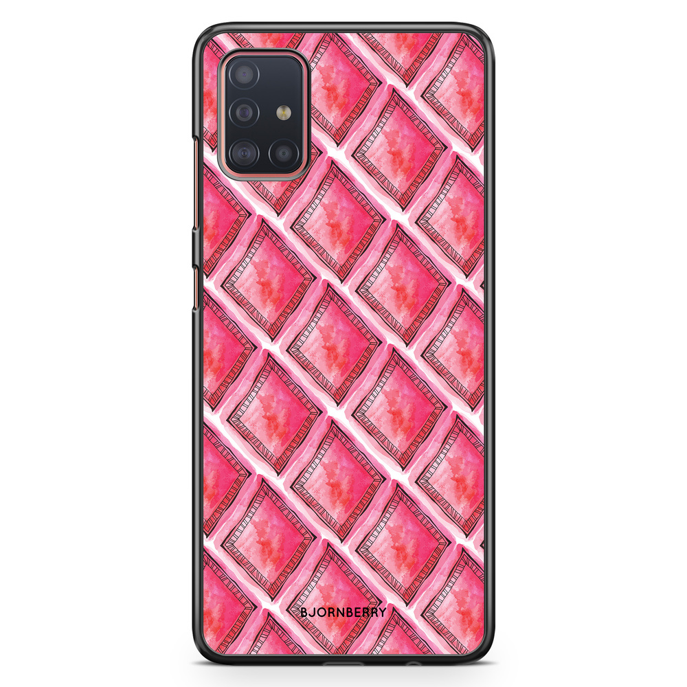 Samsung Galaxy A51 Case - Red Rhombus