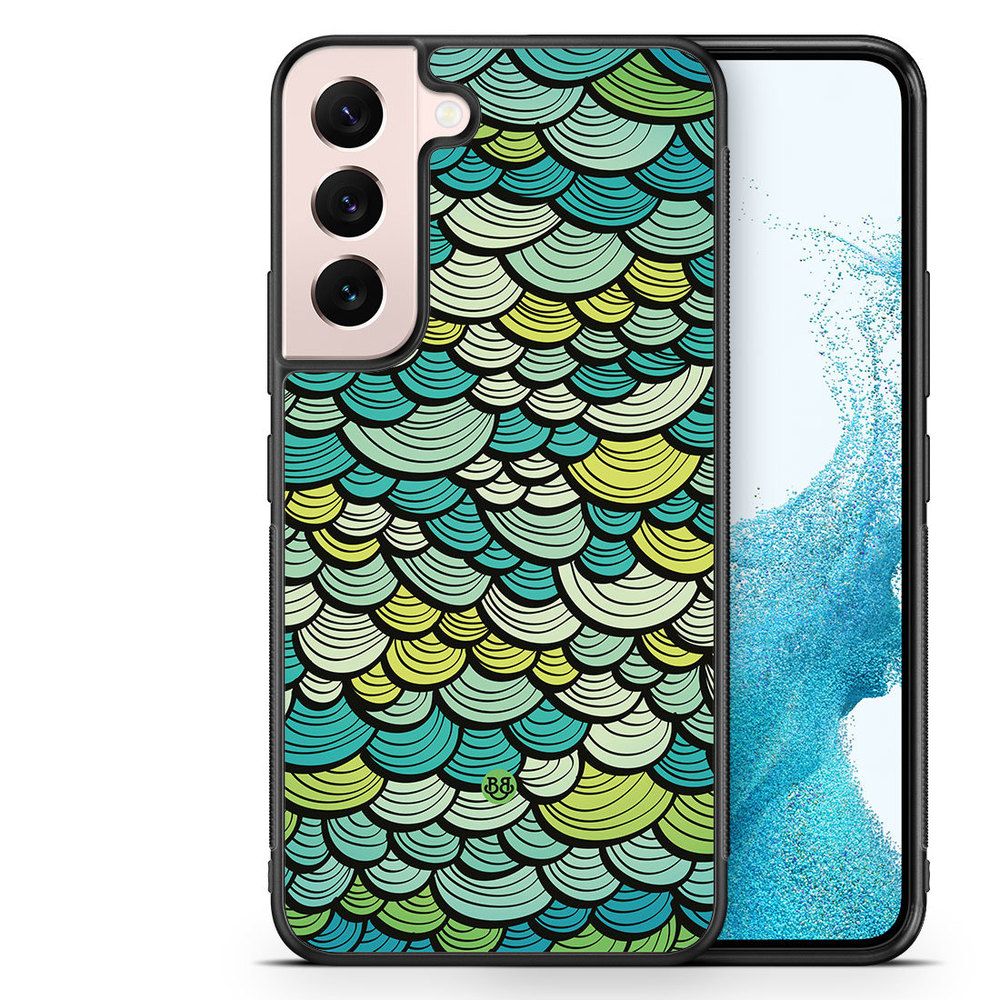 Samsung Galaxy S22 5G Case - Green Mermaid Scales