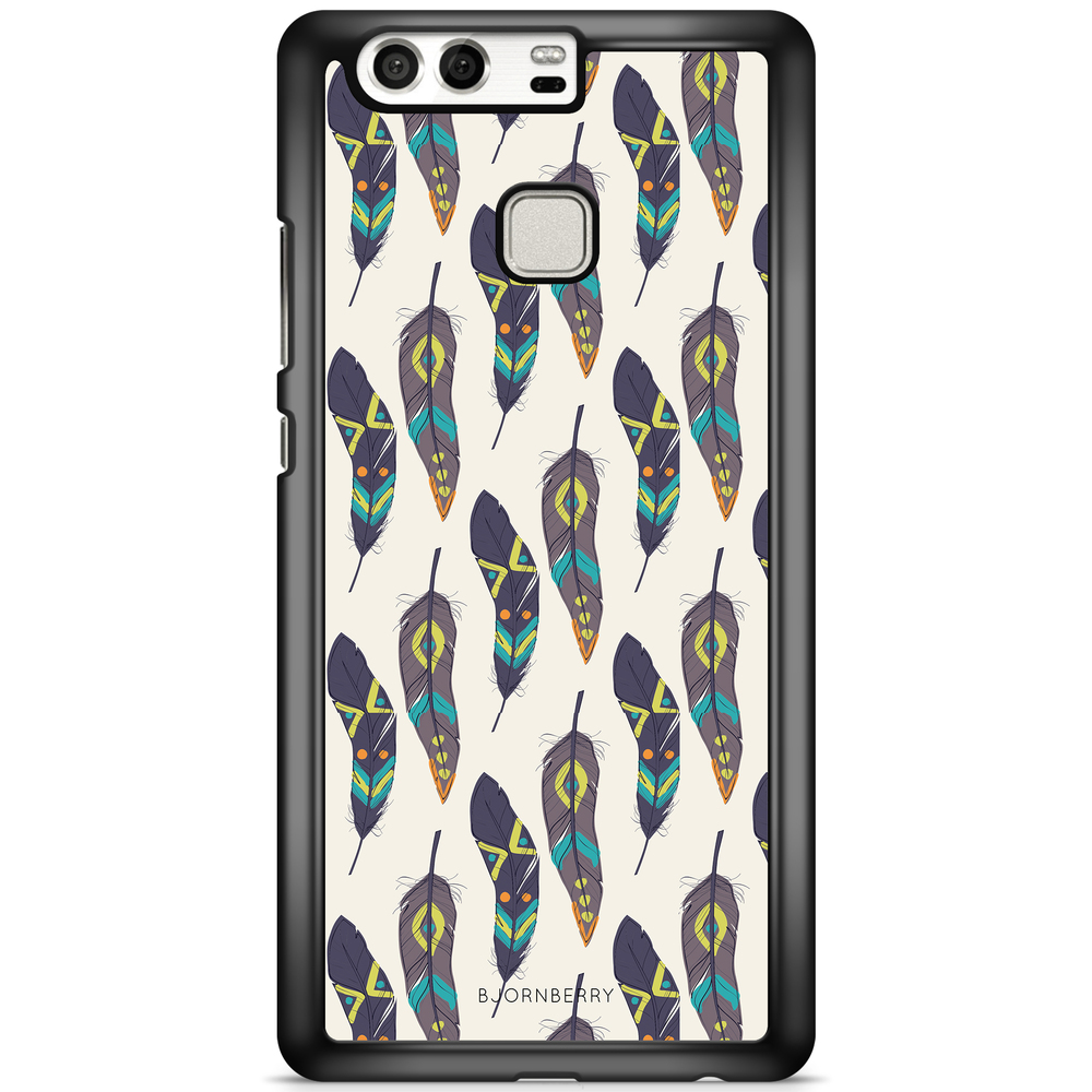 Huawei P9 Plus Case - Ethnic Feathers
