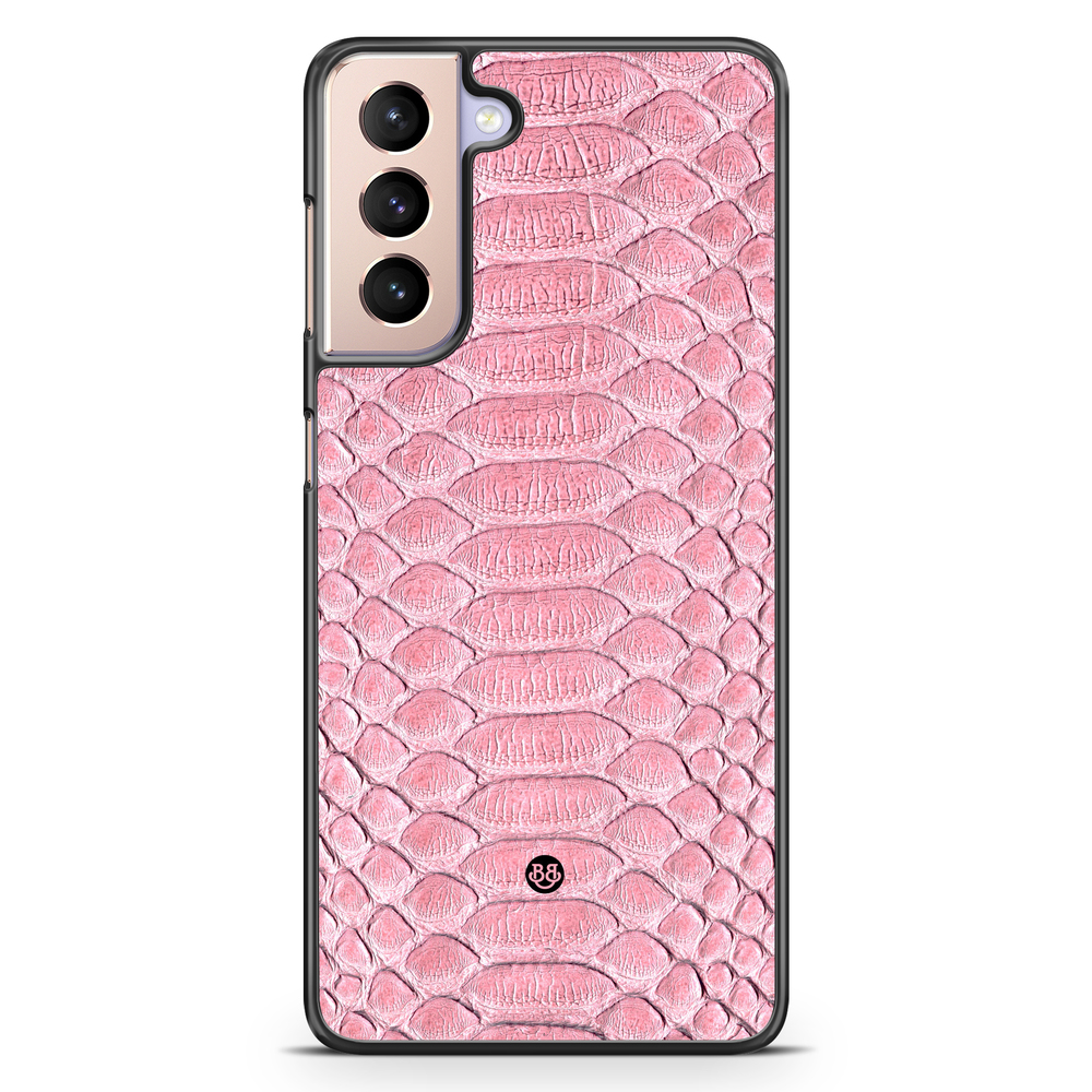 Samsung Galaxy S21 Case - Salmon Snake