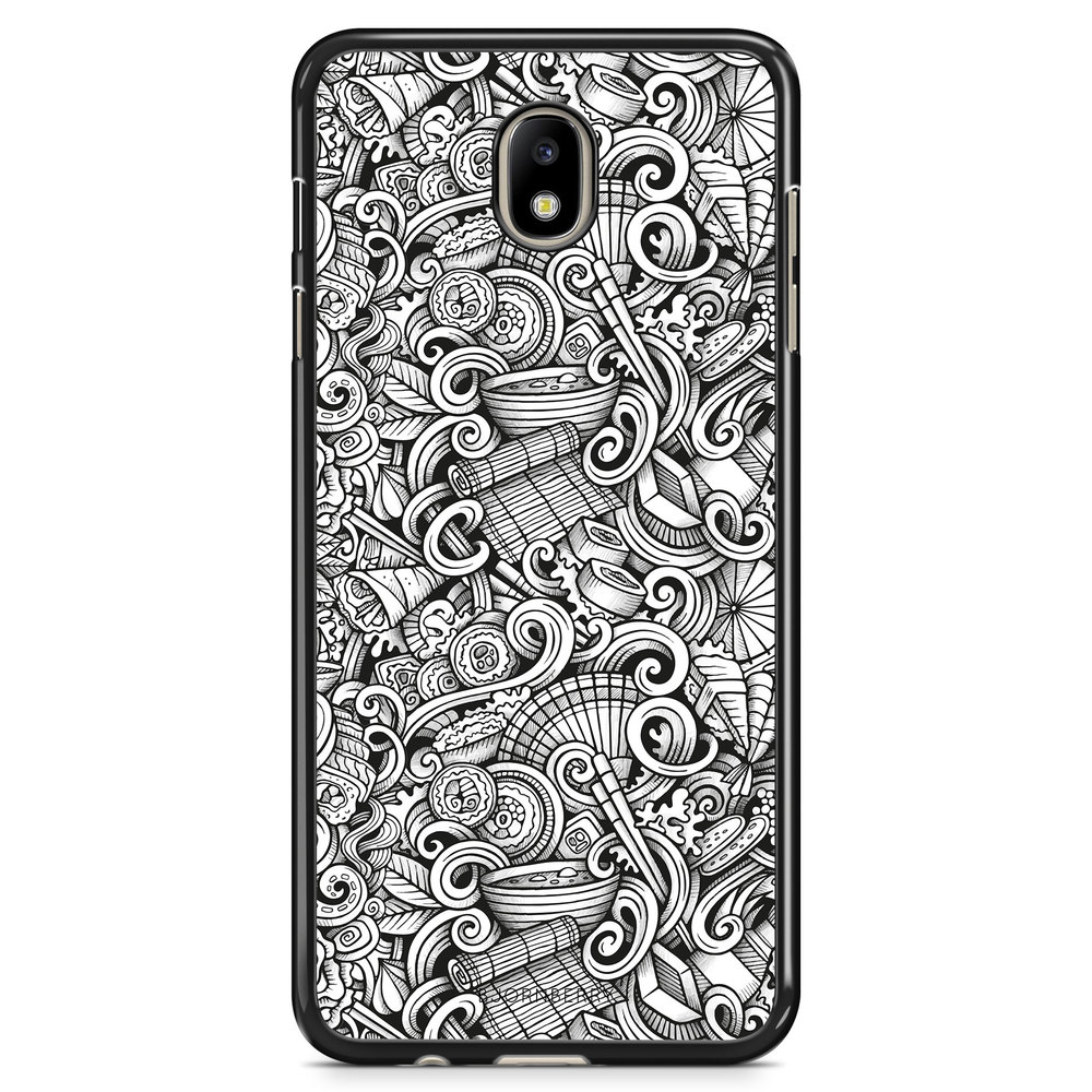 Samsung Galaxy J7 (2017) Case - Japanese Pattern