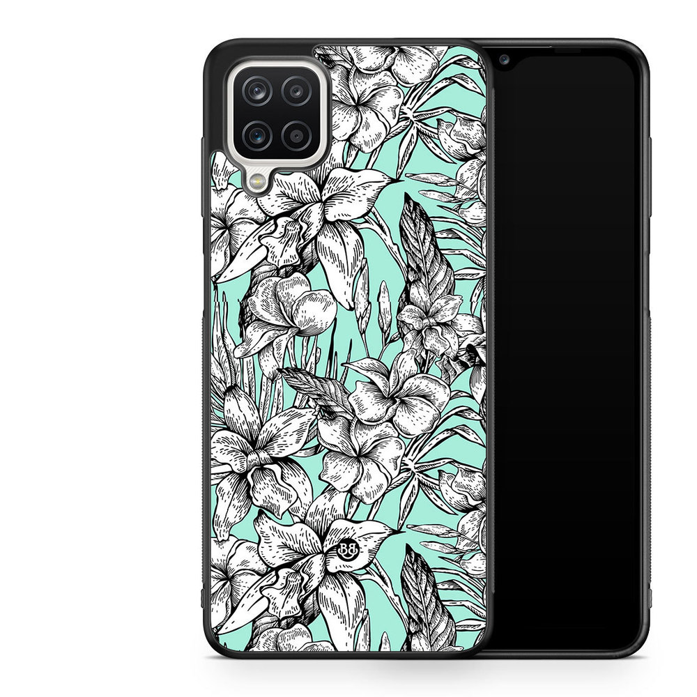 Samsung Galaxy A12 Case - Vintage Floral