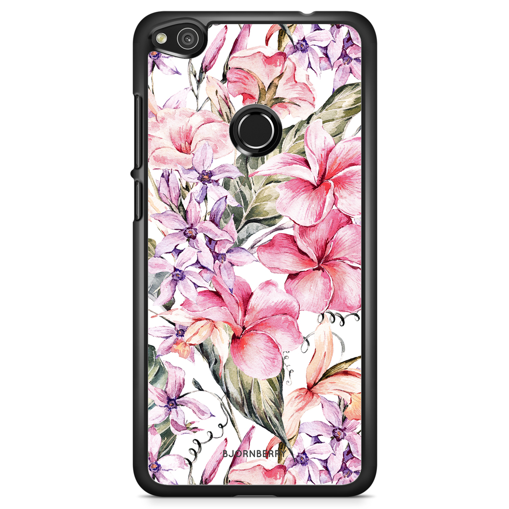 Huawei Honor 8 Lite Case - Watercolor Flowers