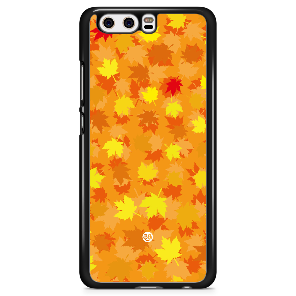 Huawei P10 Case - Orange leaves