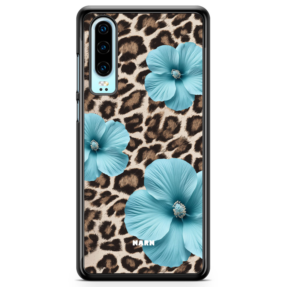 Huawei P30 Case - Hibiscus Era - Turquoise Leopard