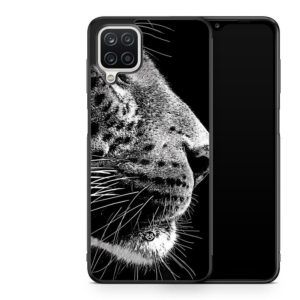 Samsung Galaxy A12 Case - Leopard Face