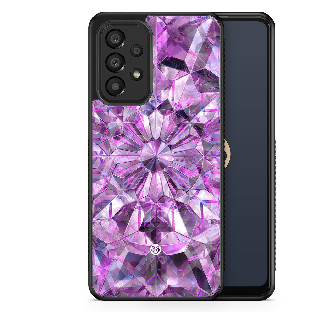 Samsung Galaxy A33 5G Case - Purple Crystals