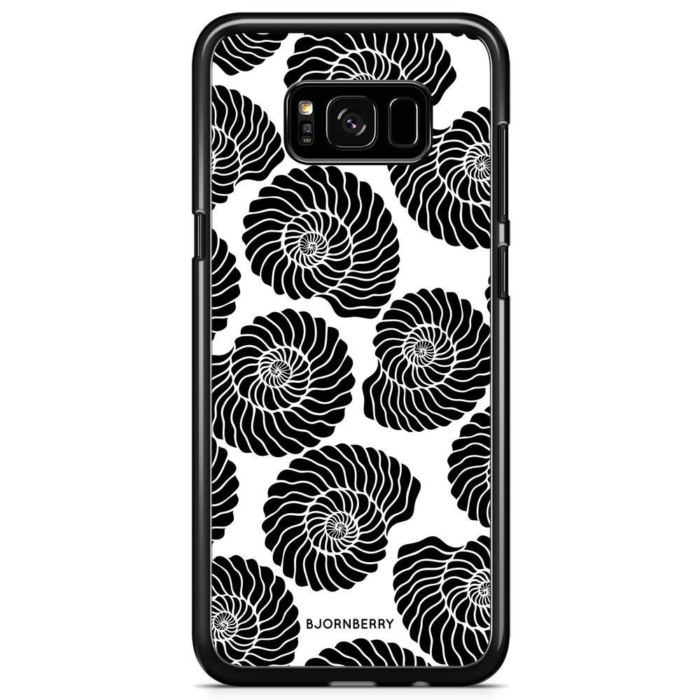 Samsung Galaxy S8 Case - Seashell BW