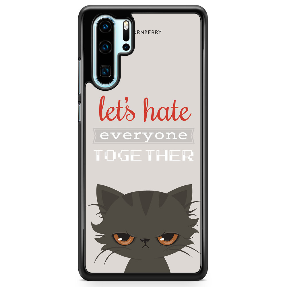 Huawei P30 Pro Case - Angry Cat