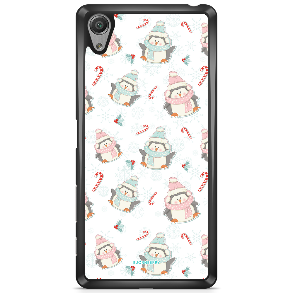 Sony Xperia L1 Case - Christmas Penguins