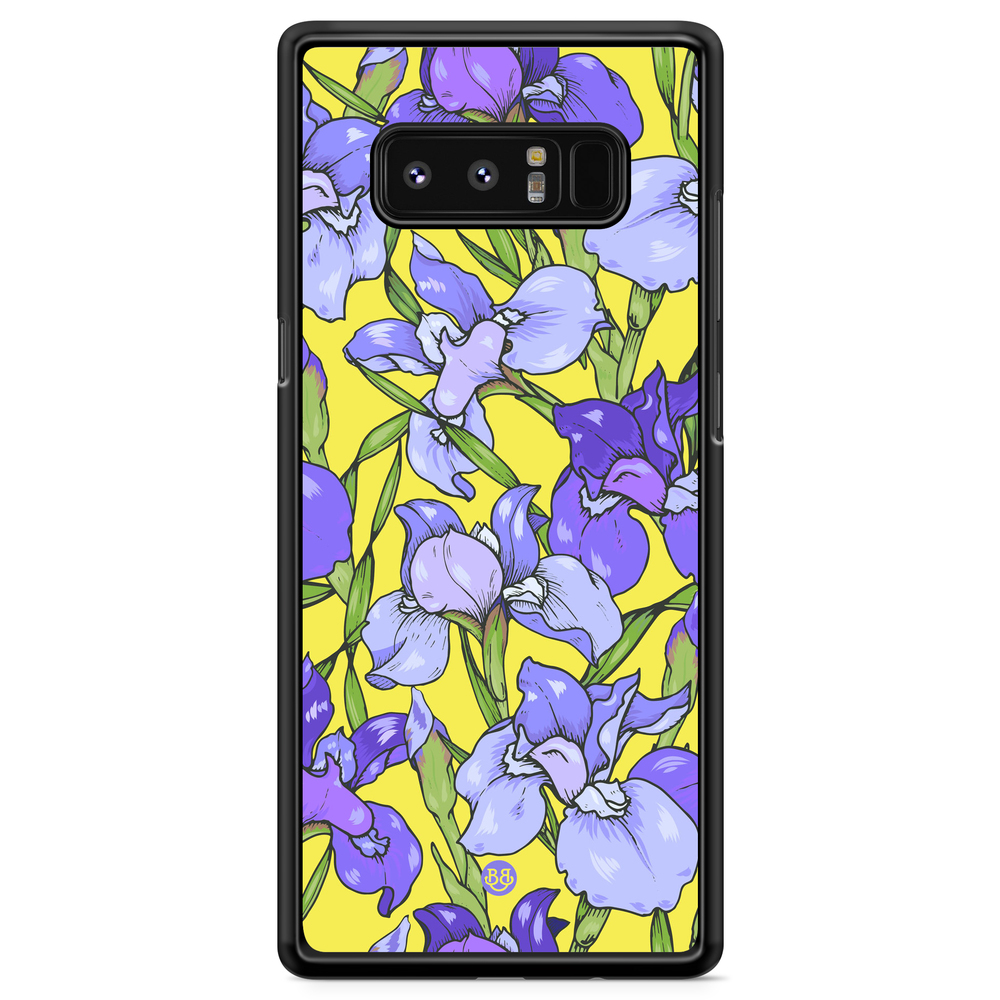Samsung Galaxy Note 8 Case - Iris Flowers