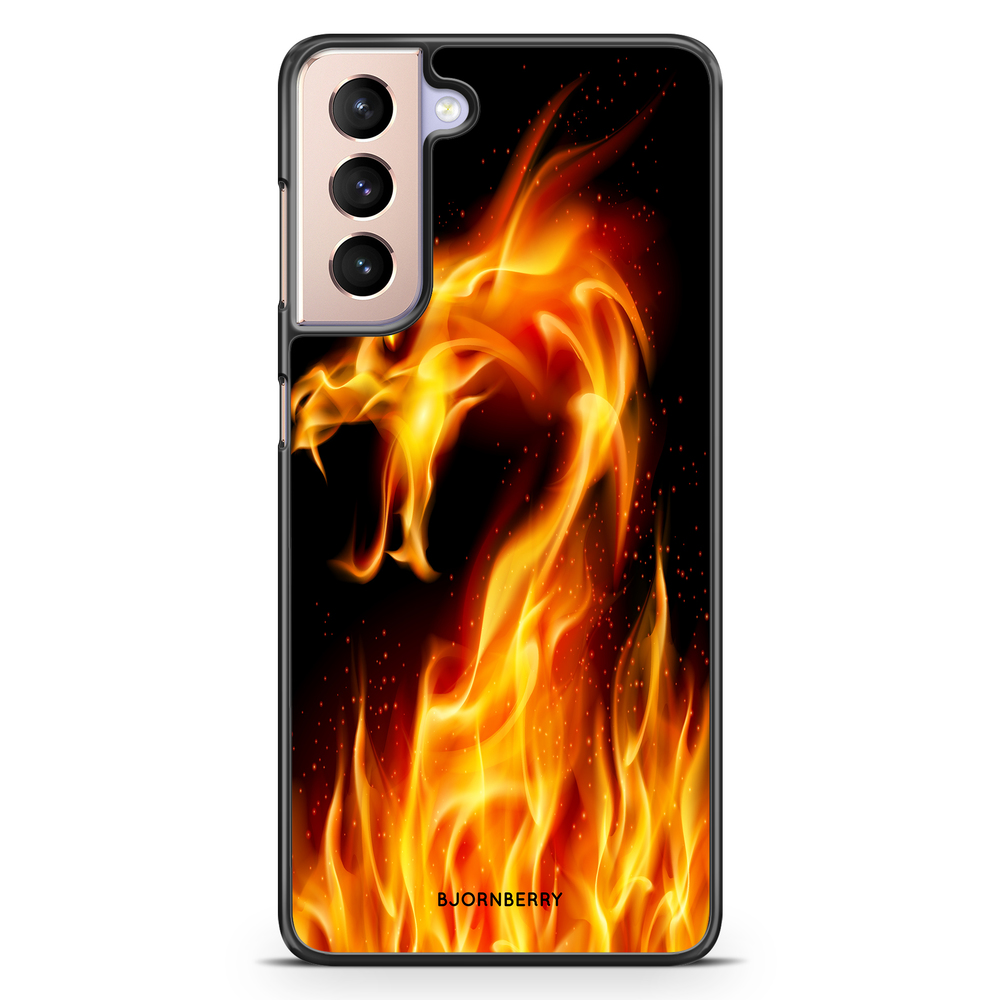 Samsung Galaxy S21 Case - Flames Dragon
