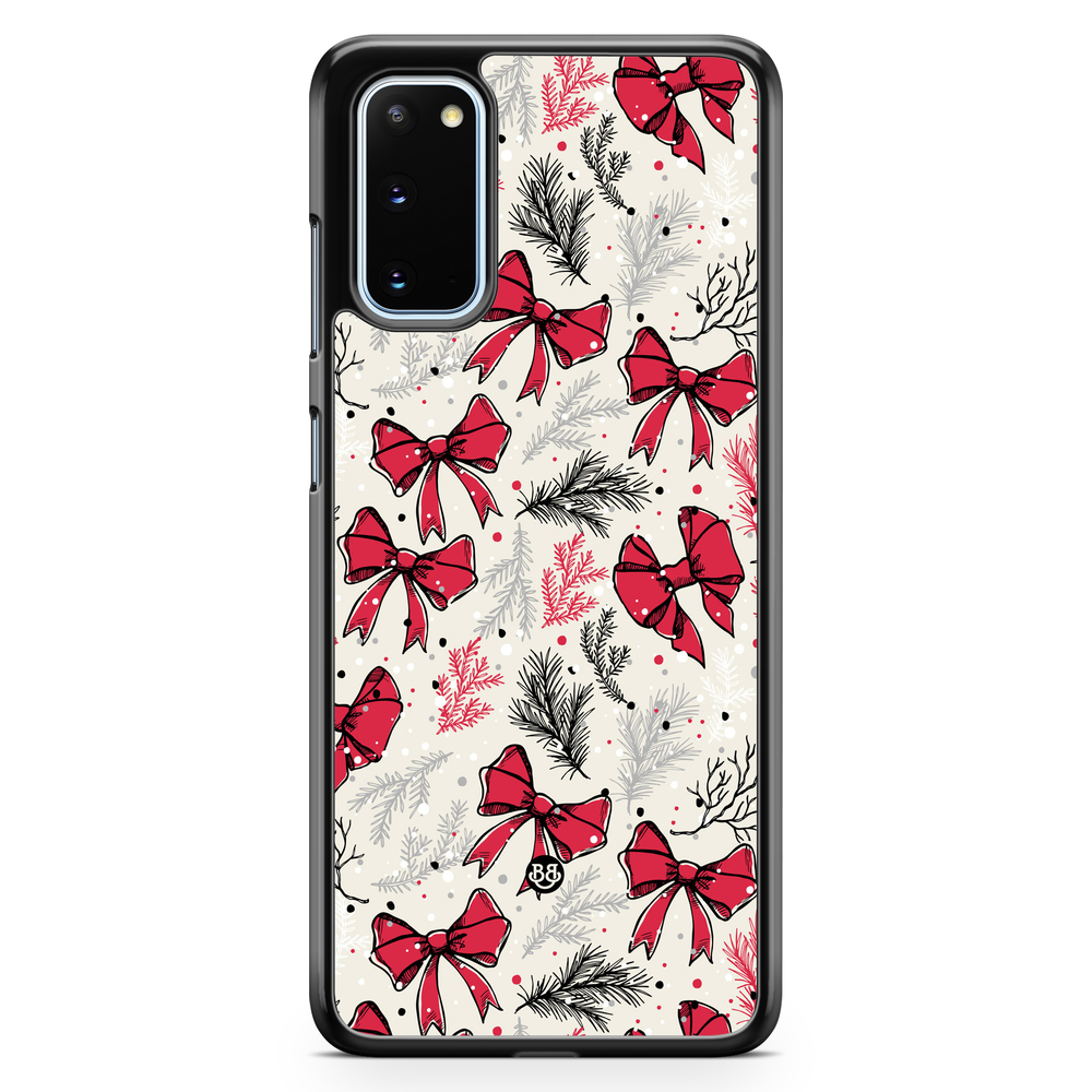 Samsung Galaxy S20 Case - Christmas Bows