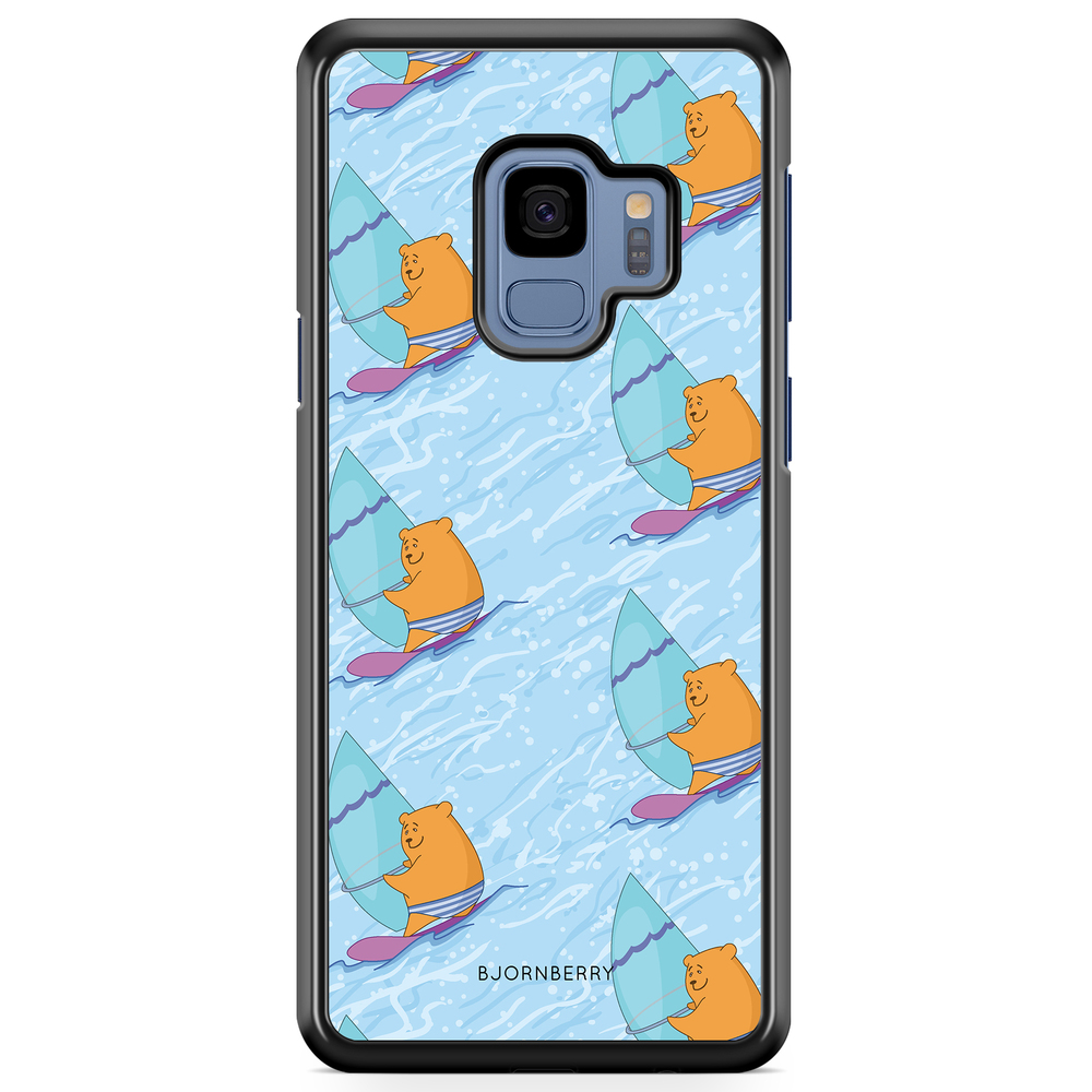 Samsung Galaxy S9 Case - Bear Surfer