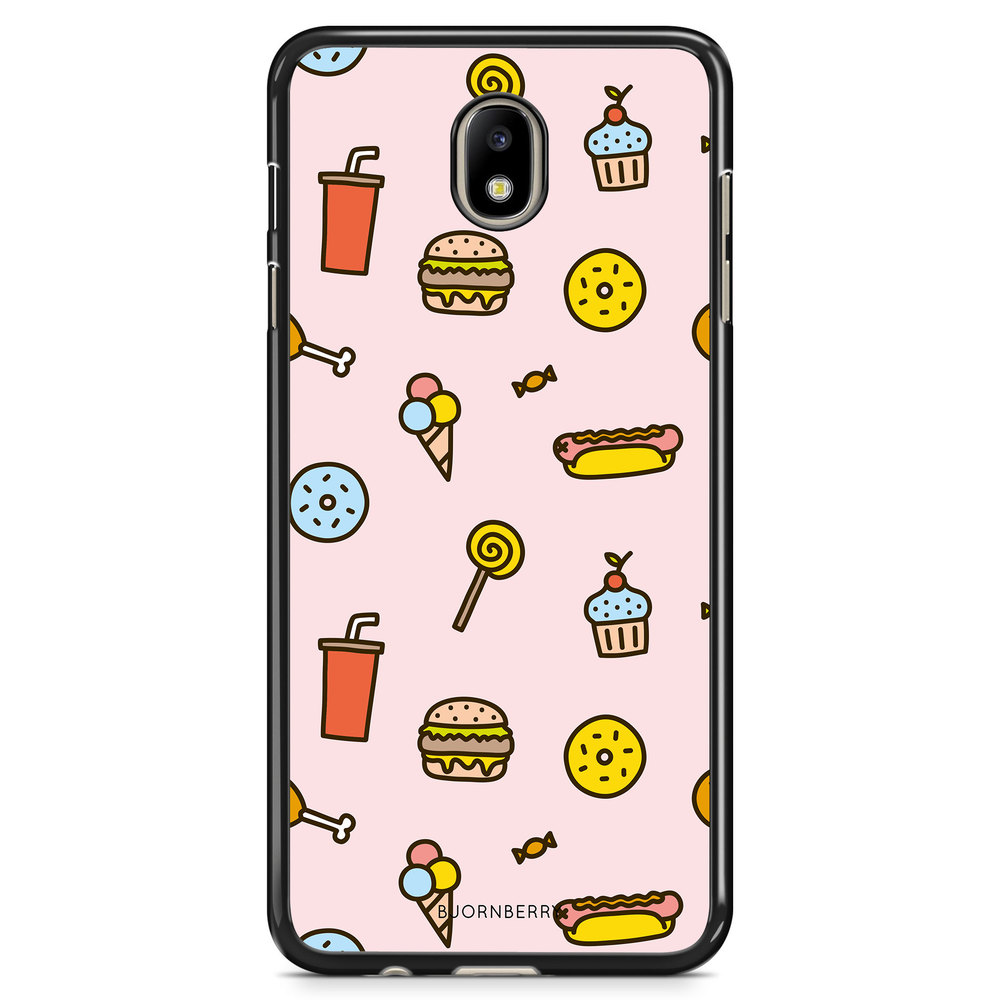 Samsung Galaxy J7 (2017) Case - Junk Food Pattern