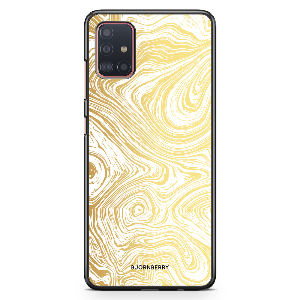 Samsung Galaxy A51 Case - Gold Marble