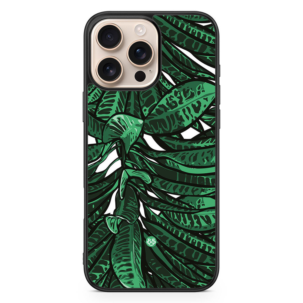 iPhone 16 Pro Max Case - Tropical leaves