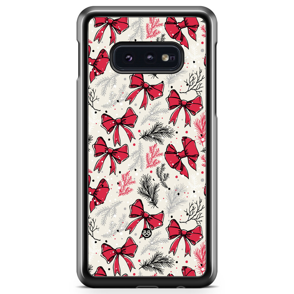 Samsung Galaxy S10e Case - Christmas Bows