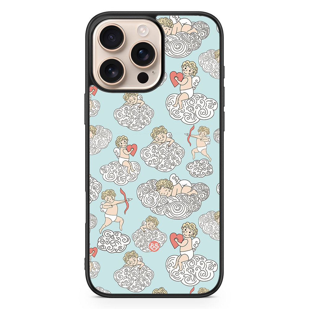 iPhone 16 Pro Max Case - Angels and Clouds