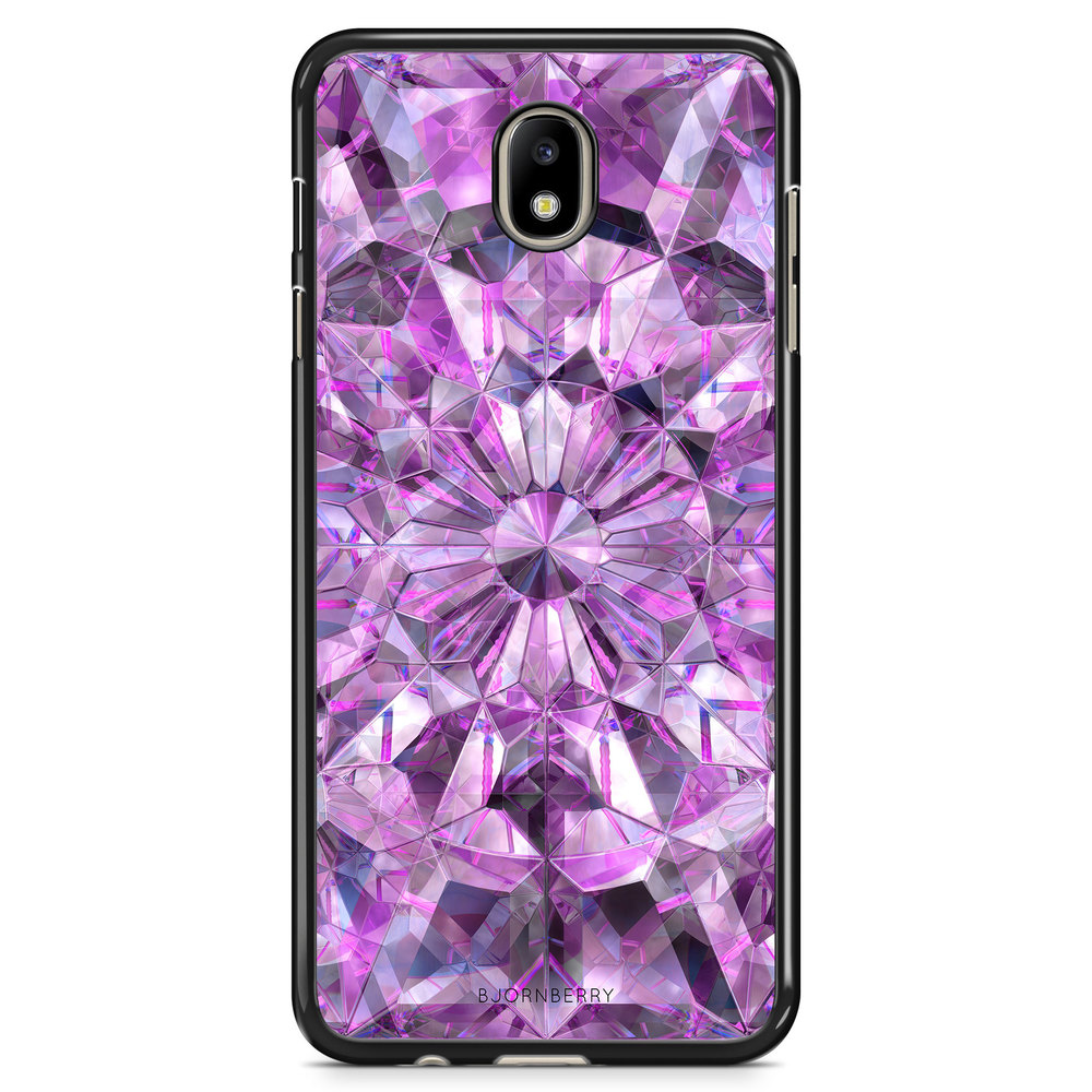 Samsung Galaxy J7 (2017) Case - Purple Crystals