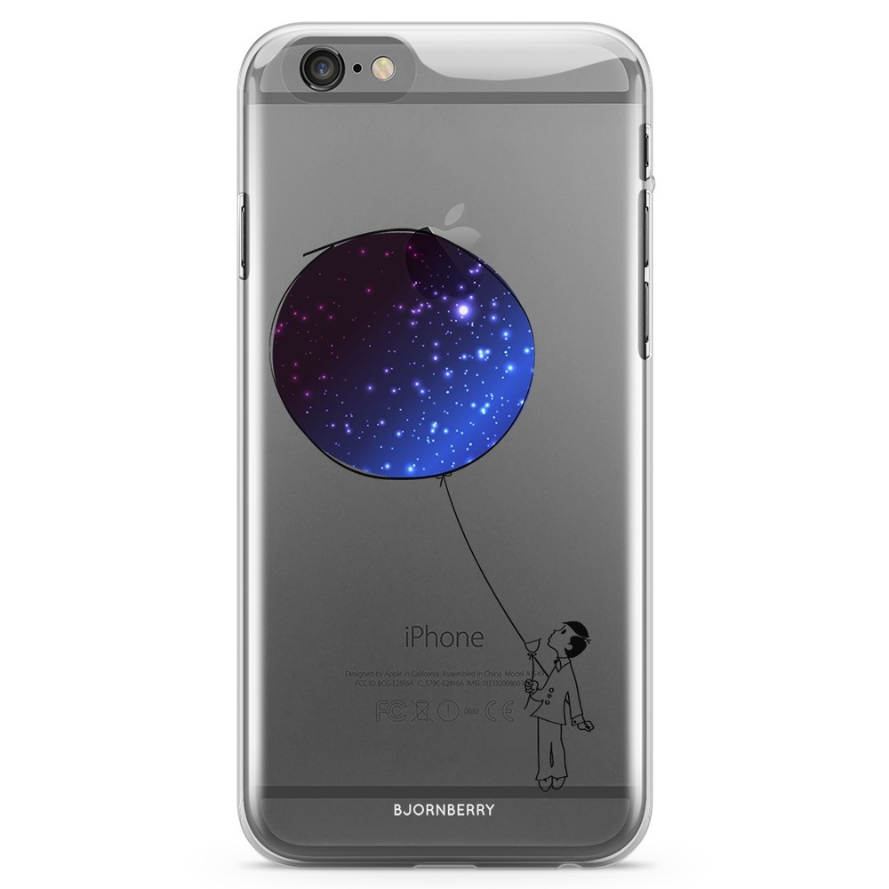 iPhone 6 Plus/6s Plus TPU Case - Space balloon