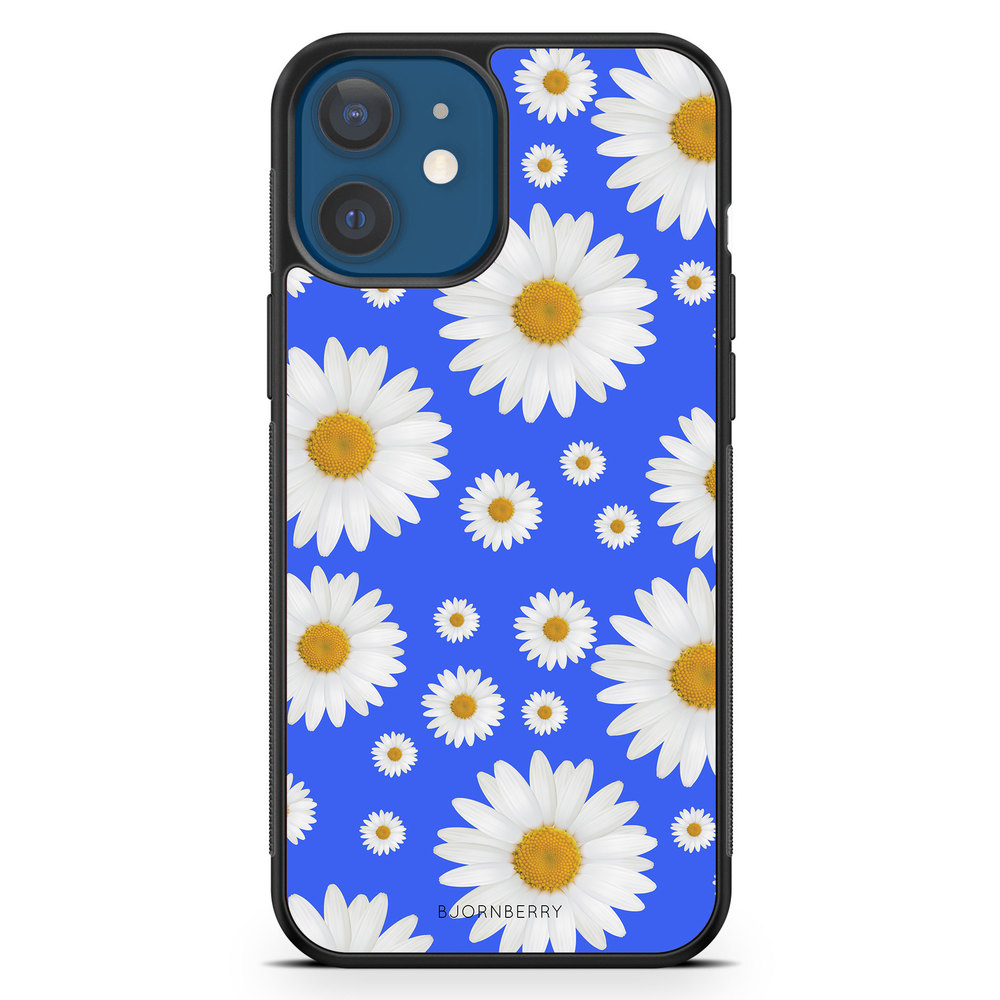 iPhone 12 Case - Blue Daisy Flowers