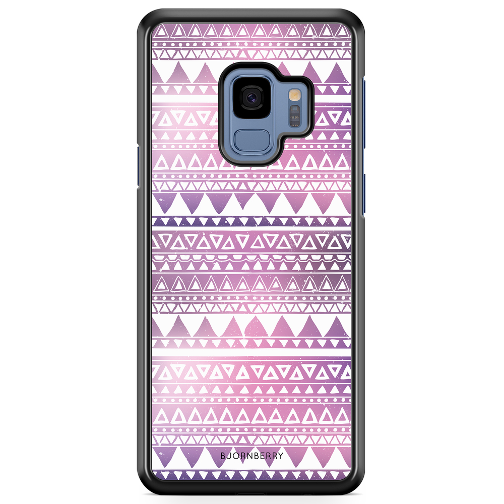 Samsung Galaxy S9 Case - Purple Aztec