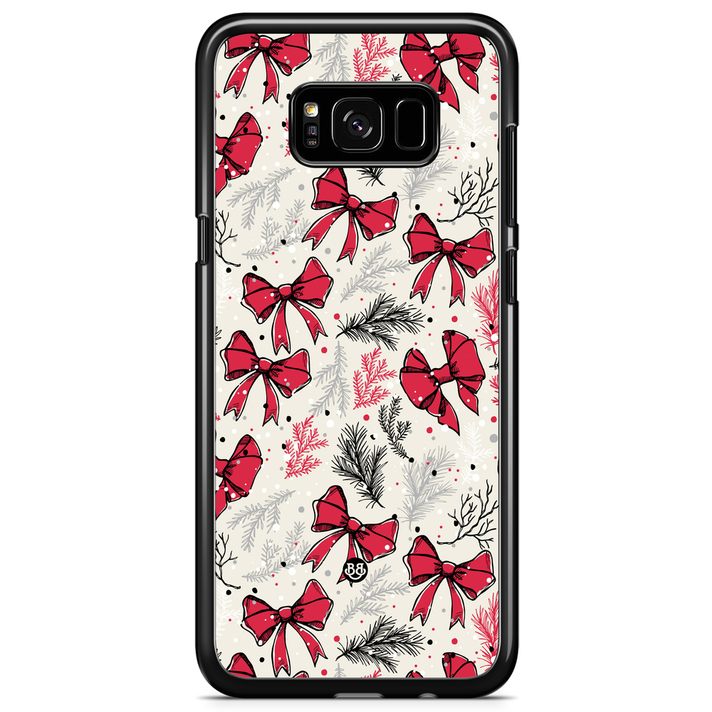 Samsung Galaxy S8 Case - Christmas Bows