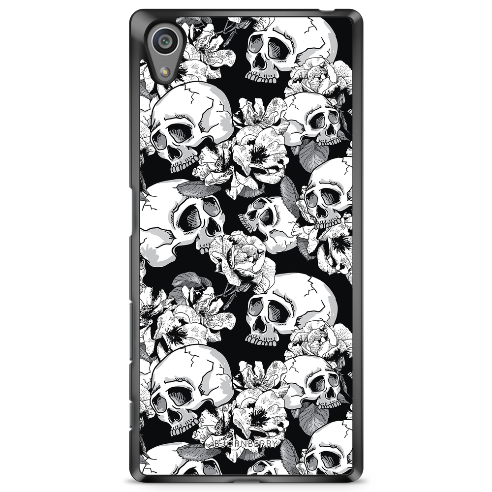 Sony Xperia Z5 Premium Case - Skull & Roses