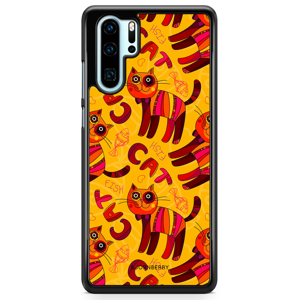 Huawei P30 Pro Case - Cat & Fish