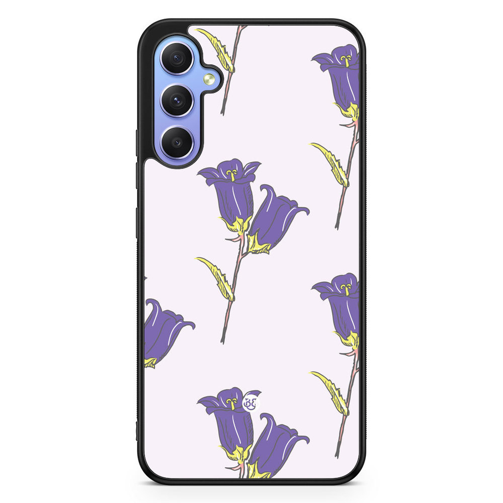 Samsung Galaxy A34 5G Case - Wild Purple Flowers