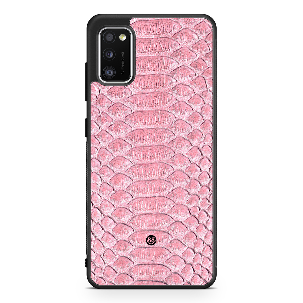 Samsung Galaxy A41 Case - Salmon Snake