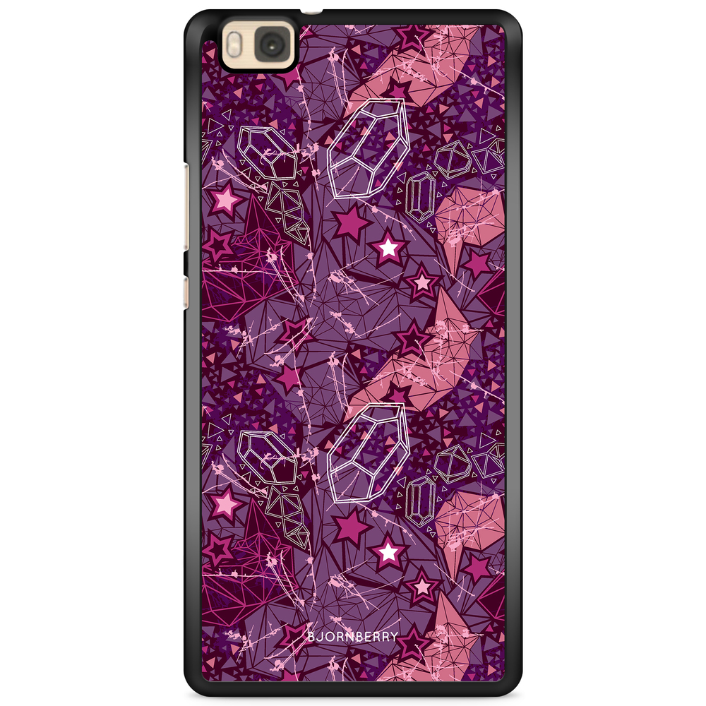 Huawei P8 Lite Case - Purple Stars