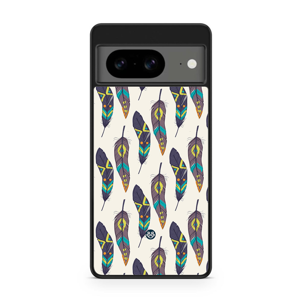 Google Pixel 8 Case - Ethnic Feathers