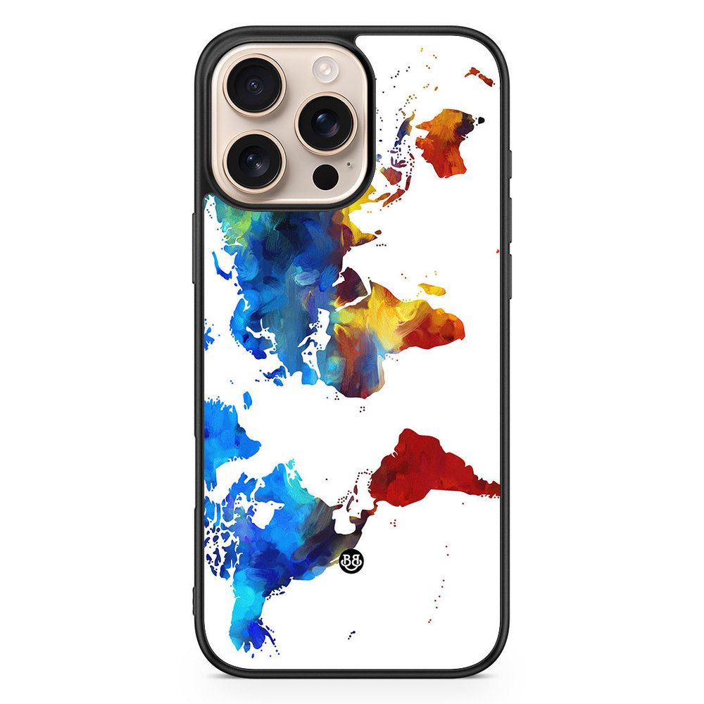iPhone 16 Pro Max Case - World Map