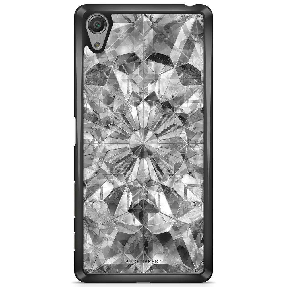 Sony Xperia XA Case - Grey Crystals